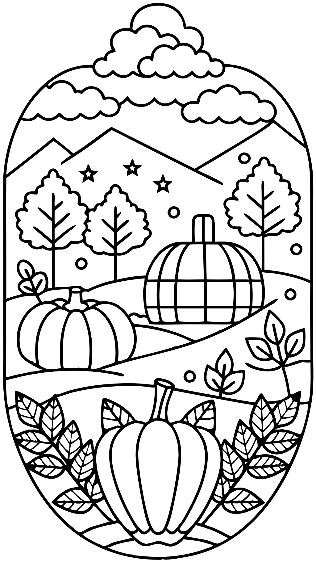 fall adult coloring pages